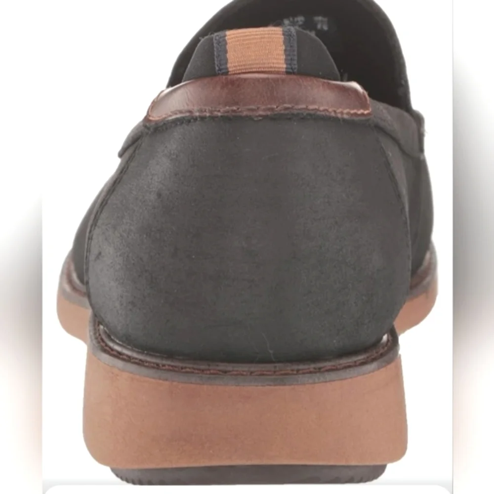 Dr.Scholl's Men's Moc Slip-on Loafers Shoes Ultra-Flexible Faux Leather Size10.5